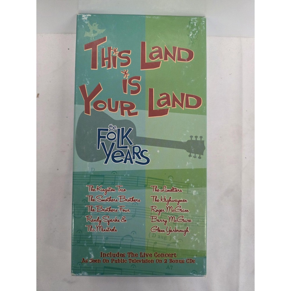 Time Life The Folk Years This Land Is Your Land 6 CD Box Set Various Artists